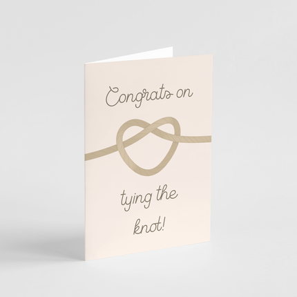 Tying the Knot Card