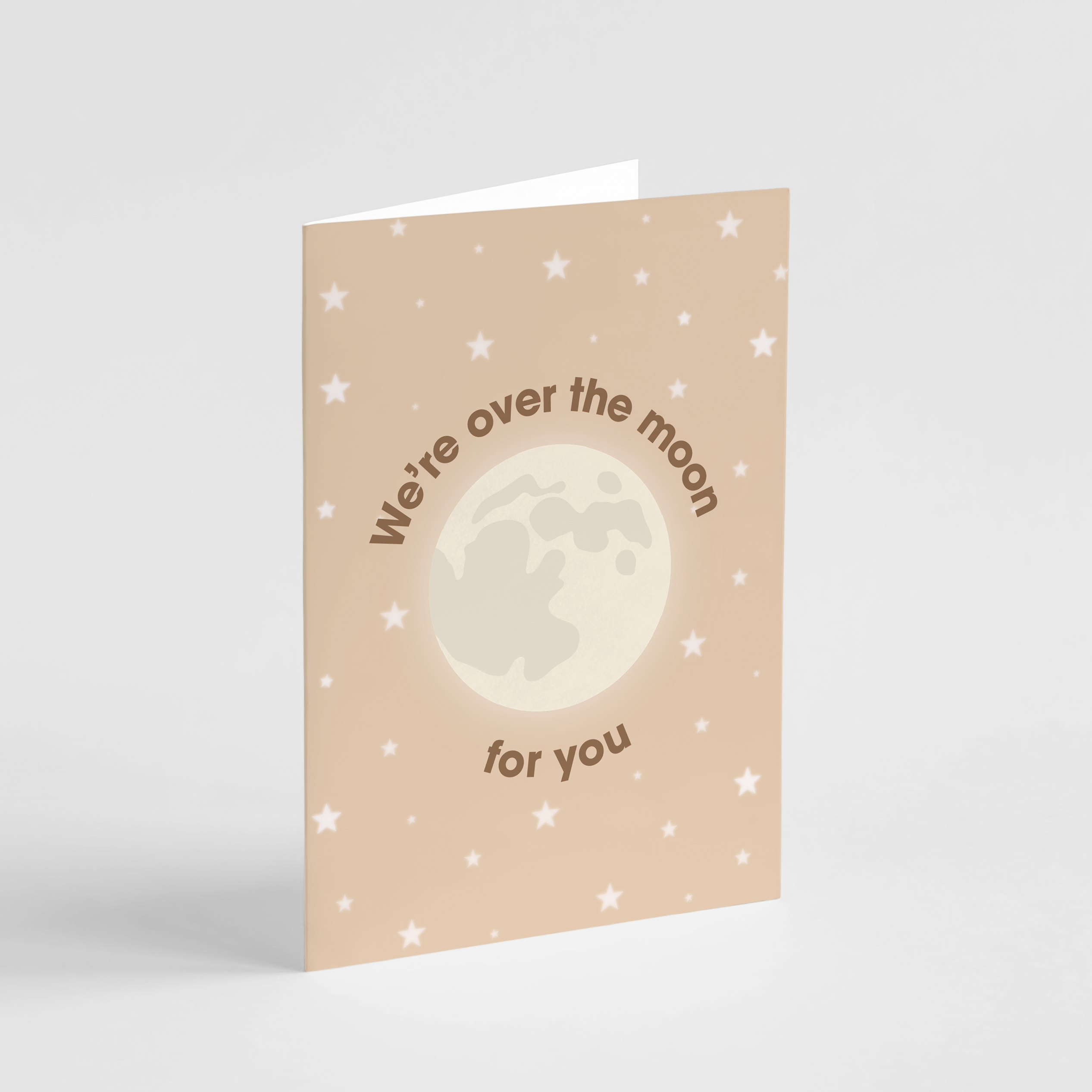 Over The Moon Card