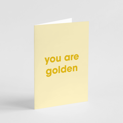 You Are Golden Card