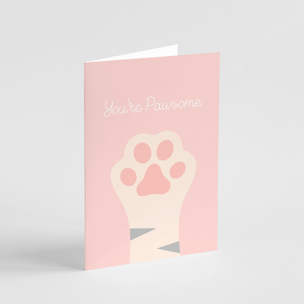 You're Pawsome Card
